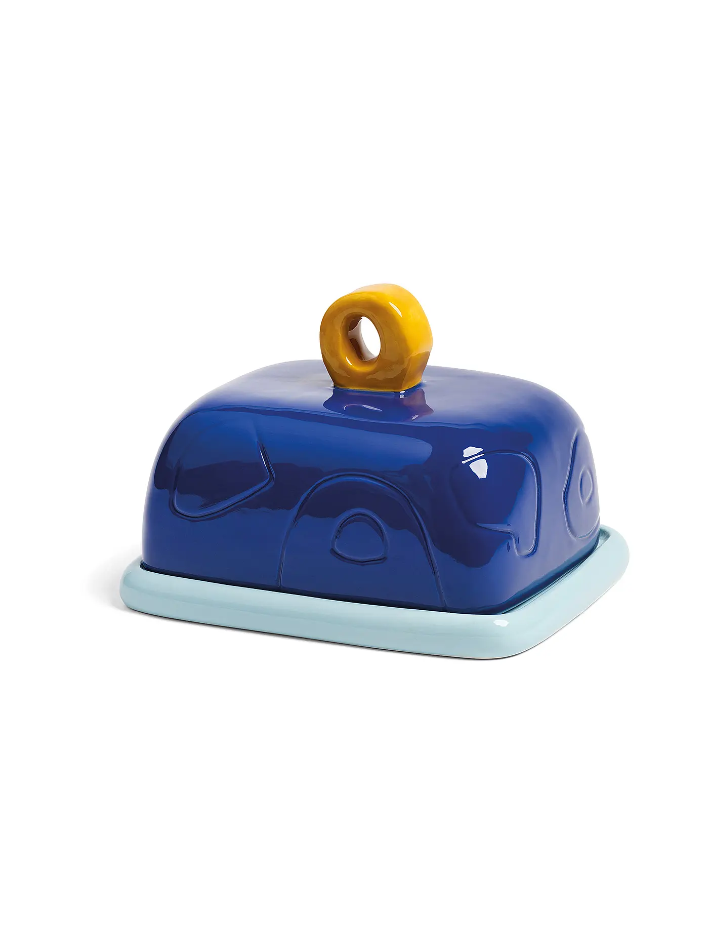 &K AMSTERDAM | Butterdose SKIZZE Blau | 